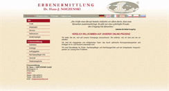 Desktop Screenshot of erbenermittlung.de