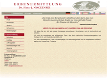 Tablet Screenshot of erbenermittlung.de